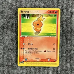Pokemon EX Ruby and Sapphire Torchic 73/109 Common NM - Image 1