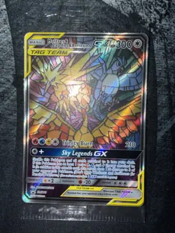 SM210 Pokemon Black Star Promo Moltres Zapdos Articuno Tag Team GX SEALED MINT - Image 1