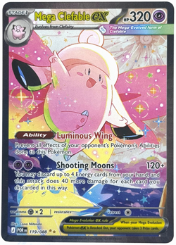 Pokemon Mega Clefable ex Perfect Order 119/088 Special Illustration Rare TCG - Image 1