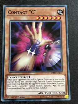 Yu-Gi-Oh! TCG Contact "C" Extreme Force EXFO-EN037 1st Edition Common LP - Image 1