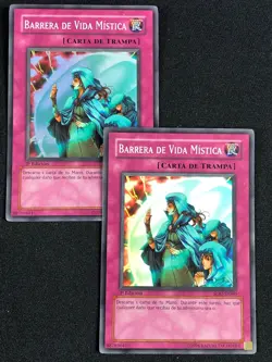 YUGIOH HALLOWED LIFE BARRIER SOD-SP060 1ST SUPER NM SPANISH - Image 1