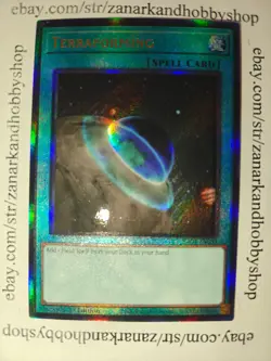YuGiOh Terraforming RA04-EN084 Prismatic Ultimate Rare - Image 1