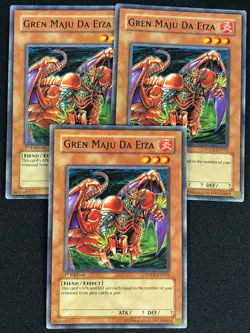 YUGIOH GREN MAJU DA EIZA SDDE-EN013 1ST COMMON X3 (LP) - Image 1