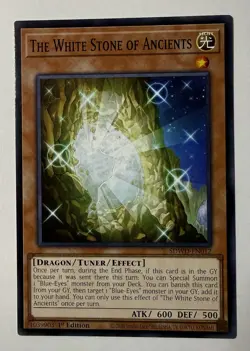 1x The White Stone of Ancients 1st Edition Common SDWD-EN012 Yu-Gi-Oh! - Image 1