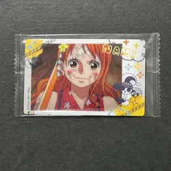 S6362 Nami OP1-3 Egghead Japanese One Piece Itajaga Wafer Card Sealed A26 - Image 1