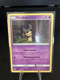 Mimikyu Cosmic Eclipse 96/236 Pokemon Card NM - Image 1