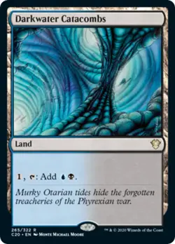 Darkwater Catacombs Commander 2020: Ikoria NM Land Rare MAGIC MTG CARD ABUGames - Image 1