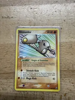 Pokemon TCG Hitmonlee EX Unseen Forces 25/115 Regular Rare Card - Image 1