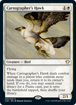 Cartographer's Hawk Commander 2020: Ikoria NM White Rare MAGIC MTG CARD ABUGames - Image 1