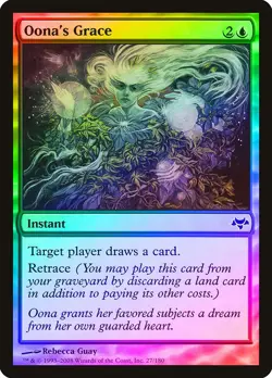 Oona's Grace FOIL Eventide NM Blue Common MAGIC THE GATHERING CARD ABUGames - Image 1