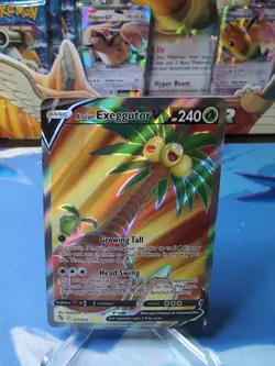 Alolan Exeggutor V - 071/078 - Pokemon Go Sword & Shield Full Art Rare Card NM - Image 1