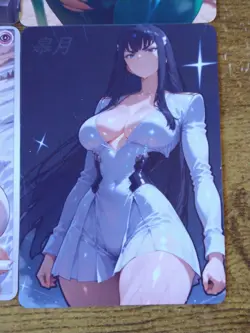 Beautiful Waifu 6 Card Lot - Anime Goddess Cards Satsuki Leafa Rin Lucy - Image 5