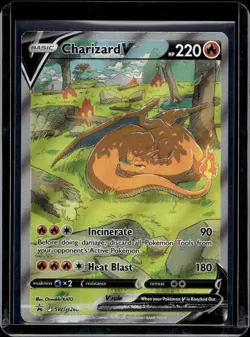 Pokemon SWSH: Sword & Shield Promo Cards Charizard V SWSH260 - Image 1