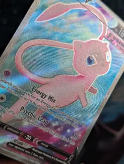 Pokemon TCG Mew v Fusion Strike Holo Full Art Ultra Rare Card 250/264 NM - Image 2