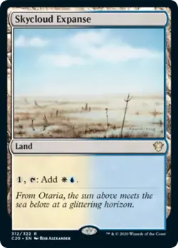 Skycloud Expanse Commander 2020: Ikoria NM Land Rare MAGIC MTG CARD ABUGames - Image 1
