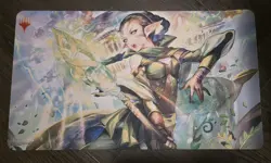 Official Ultra Pro Nissa Who Shakes The World Playmat War of the Spark Anime Art - Image 1