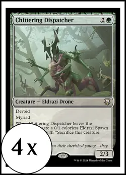 MTG - 4 x Chittering Dispatcher - Modern Horizons 3 Commander - Playset 4x x4 - Image 1