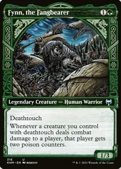 X 1 Fynn, the Fangbearer NM-M Kaldheim 316 MTG Magic The Gathering - Image 1