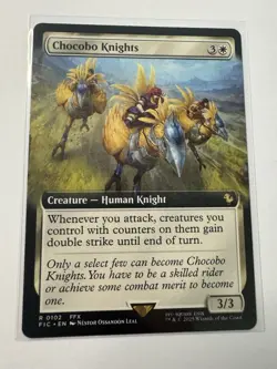 Chocobo Knights (Extended Art) ✅ Final Fantasy ✅ Magic (mtg) - Image 1