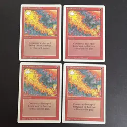 MTG 4x Red Elemental Blast - Revised - Magic: The Gathering - Premodern - Legacy - Image 1