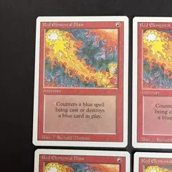 MTG 4x Red Elemental Blast - Revised - Magic: The Gathering - Premodern - Legacy - Image 4