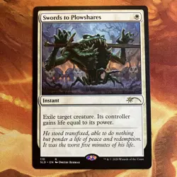 MTG Swords to Plowshares Secret Lair: Happy Yargle Day! Near-Mint Rare!! - Image 1
