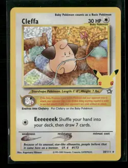 Cleffa 20/111 Classic Collection Celebrations: Classic Collection Pokemon NM - Image 1