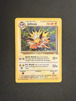 Pokemon TCG Jolteon Jungle 4/64 Holo Unlimited Holo Rare - Image 1