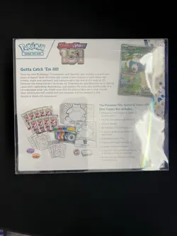 Pokemon TCG Scarlet & Violet 151 Elite Trainer Box ETB Sealed English - Image 4