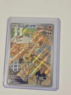 Timburr - 183/167 - SV06: Twilight Masquerade (TWM) Pokemon TCG - Image 1