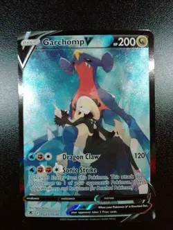 Pokemon TCG Garchomp V TG23/TG30 Swsh10: Astral Radiance Trainer Gallery Holo NM - Image 1