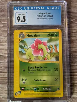 2002 Pokemon Expedition Meganium #53 CGC Gem Mint 9.5/10 - Image 1