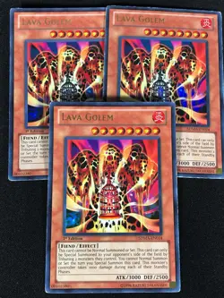 Yugioh Lava Golem SDMA-EN014 1st ULTRA x3 (MP) - Image 1