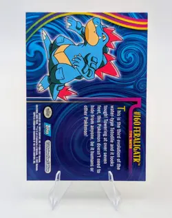 Topps Pokemon Johto Series Blue Logo: Feraligatr #160 - NM - Image 2