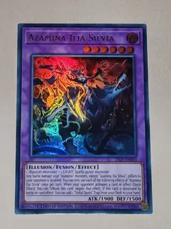 Yugioh Azamina Ilia Silvia - Ultra Rare 25LP-EN010 (NM) Limited Edition - Image 1