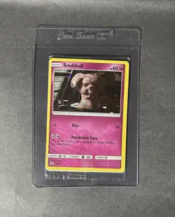 SEALED Snubbull SM200 NM/M Black Star Promo Holo Pokemon TCG Detective Pikachu - Image 1