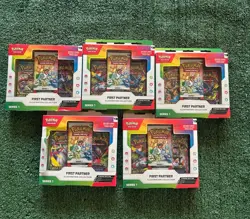 Lot Of 5 ✅ Pokemon TCG First Partner Illustration Collection Series 1 - Sealed - Image 1