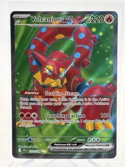 Pokemon Volcanion ex 171/159 Full Art Temporal Forces NM - Image 1