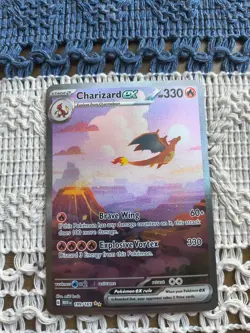 Pokemon Charizard EX 199/165 Special Illustration Scarlet & Violet 151 - Image 1