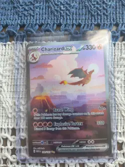 Pokemon Charizard EX 199/165 Special Illustration Scarlet & Violet 151 - Image 2