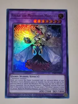 Yugioh Bacha The Melodious Maestra - Ultra Rare 25LP-EN006 - Image 1