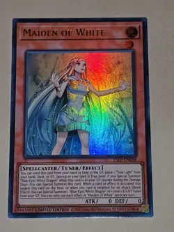 Yugioh Maiden of White - Ultra Rare 25LP-EN018 (NM) Limited Edition - Image 1