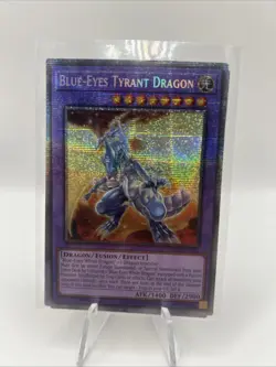 YUGIOH x1 MP25-EN042 BLUE-EYES TYRANT DRAGON STARLIGHT RARE 1st EDITION - Image 1