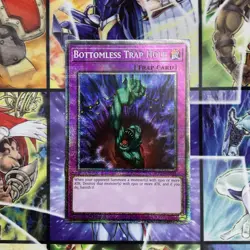 YUGIOH - BOTTOMLESS TRAP HOLE - STARLIGHT RARE - MP25 - NM - 1ST ED - Image 1