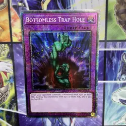 YUGIOH - BOTTOMLESS TRAP HOLE - STARLIGHT RARE - MP25 - NM - 1ST ED - Image 3