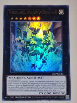 Yugioh Poseidra Abyss, The Atlantean Dragon Lord - Ultra Rare 25LP-EN012 - Image 1
