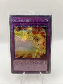 YUGIOH x1 MP25-EN029 OBLITERATE!!! - STARLIGHT RARE 1st EDITION - Image 1