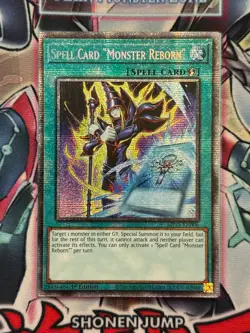 Yugioh! Spell Card "Monster Reborn" Starlight Rare Near Mint 1st Ed MP25-EN006 - Image 1