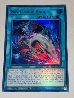 Yugioh Nightmare Pain - Ultra Rare 25LP-EN005 (NM) Limited Edition - Image 1