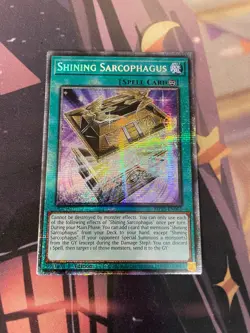 YUGIOH - SHINING SARCOPHAGUS - STARLIGHT RARE - MP25 - NM - 1ST ED - Image 1